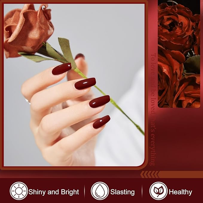 Major Dijit Quick Dry Nail Polish 12ml/0.41fl oz Cherry Regular Nail Lacquer Fast Drying & Long Lasting Nail Polish Nail Art Effect for Nail Salon