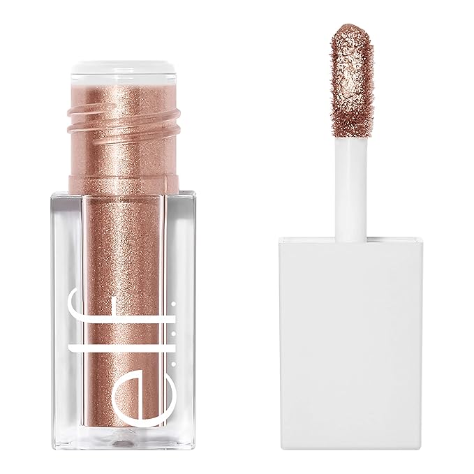 e.l.f. Liquid Metallic Eyeshadow, Quick-Drying, Long-Lasting, Gel-Based Formula For One-Swipe Pigmented Coverage, Vegan & Cruelty-Free, Comet