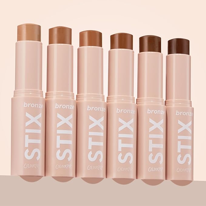 ColourPop Cream Bronzer Stick - Blendable Cream Contour & Glowy Summer Makeup with a Natural, Matte Finish - Buildable Formula for Shimmer-Free, Sun-Kissed Warmth - Rincon Point (0.28 oz)