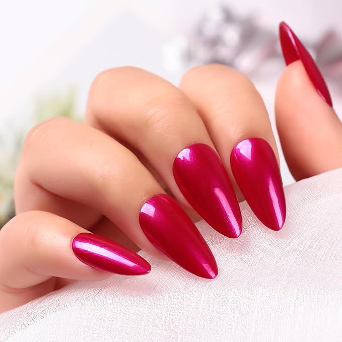 Major Dijit Quick Dry Nail Polish 12ml/0.41fl oz Crimson Regular Nail Lacquer Fast Drying & Long Lasting Nail Polish Nail Art Effect for Nail Salon