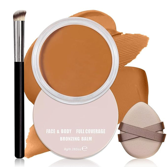 Under Eye Concealer Full Coverage,Under Eye Corrector for Dark Circles,Pot Concealer for Older Women,Teenagers,Middle-aged,Corrector de Ojeras,Waterproof Under Eye Brightener (07 AMBER)