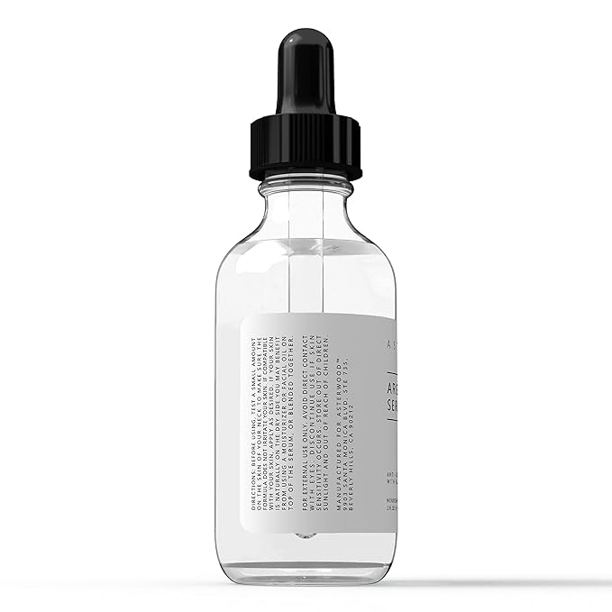 Asterwood Argireline Serum with Hyaluronic Acid - Peptide Serum for Face - Wrinkle Reducing, Anti-Aging, Nourishing - Fragrance-Free - 2 Fl Oz