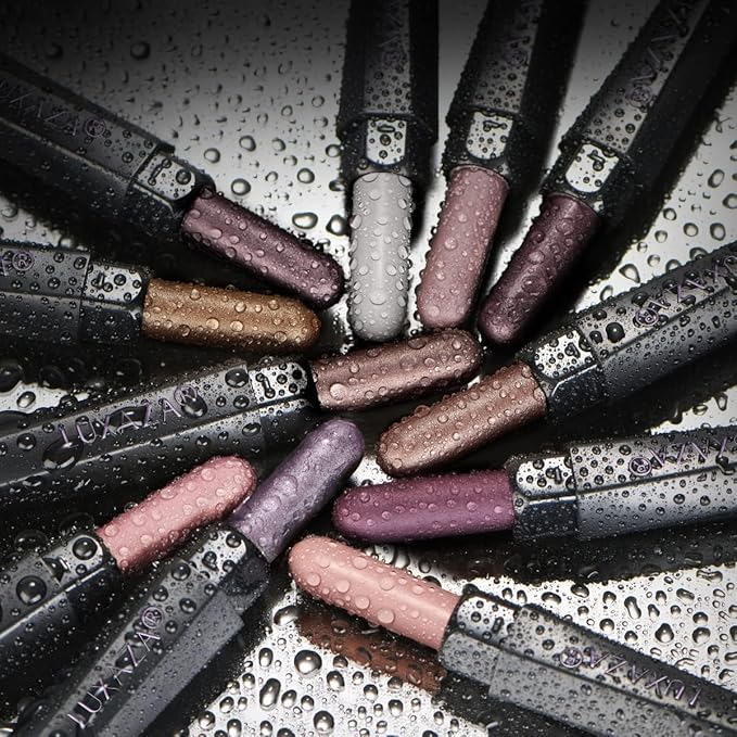 10PCS Eyeshadow Stick, Shimmer And Matte Brown Metallic Cream Eyeshadow Pencil Crayon with Smudge-proof & Waterproof, Eye Brightener Stick, Ideal Gift for Women - Cocoa Crush