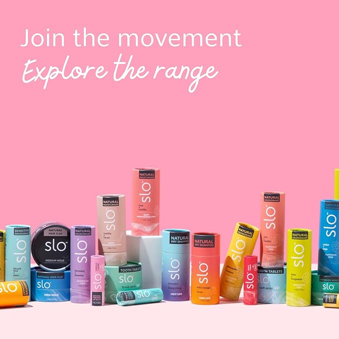 Slo Natural Moisturizing Stick | Body Balm with Organic Ingredients | Hydrating Nourishing | Coconut, Cocoa Butter & Antioxidants | Travel-Friendly | Rose Vanilla & Lavender Jasmine | 2x2.1oz/60g