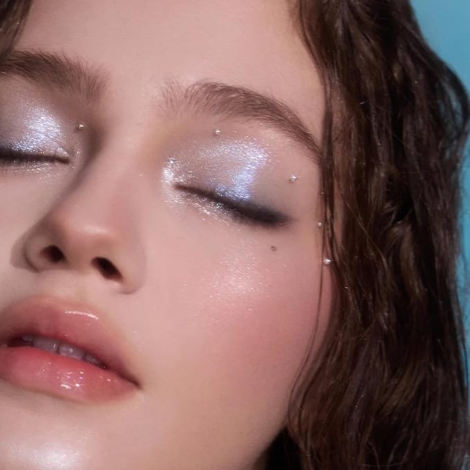 Flower Knows 03 Deep Sea - Sultry Smoke: Capture the mystery of the deep sea with cool, smoky greys and reflective silver glitter—siren eyes in a palette.Paint your lids with the colors of the sea