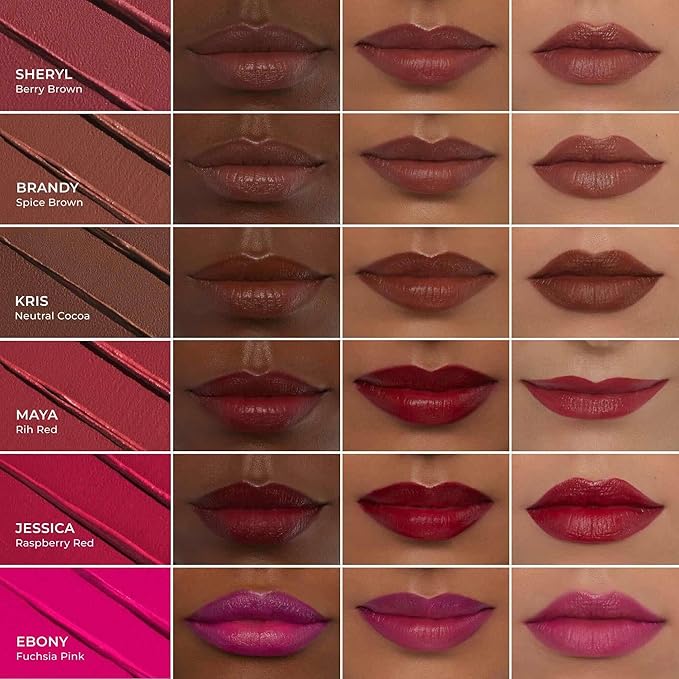 Thrive Causemetics Impact-FULL Smoothing Lipstick, Moisturizing Lip Makeup Essential with Vitamin E, Lightweight Creamy Lipstick for Women, Long Lasting, Vegan, Shade Jessica (Raspberry Red)