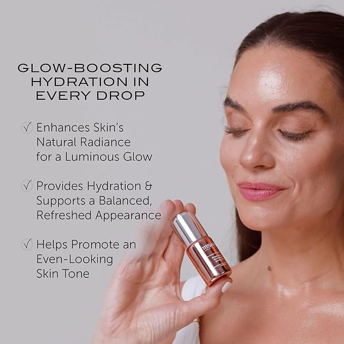 111SKIN Rose Gold Radiance Booster Serum for Face, Hydrating Face Glow Serum with Hyaluronic Acid, Niacinamide & Damascus Rose for Radiant & Even Skin Tone, Suitable for All Skin Types, 0.68 fl oz