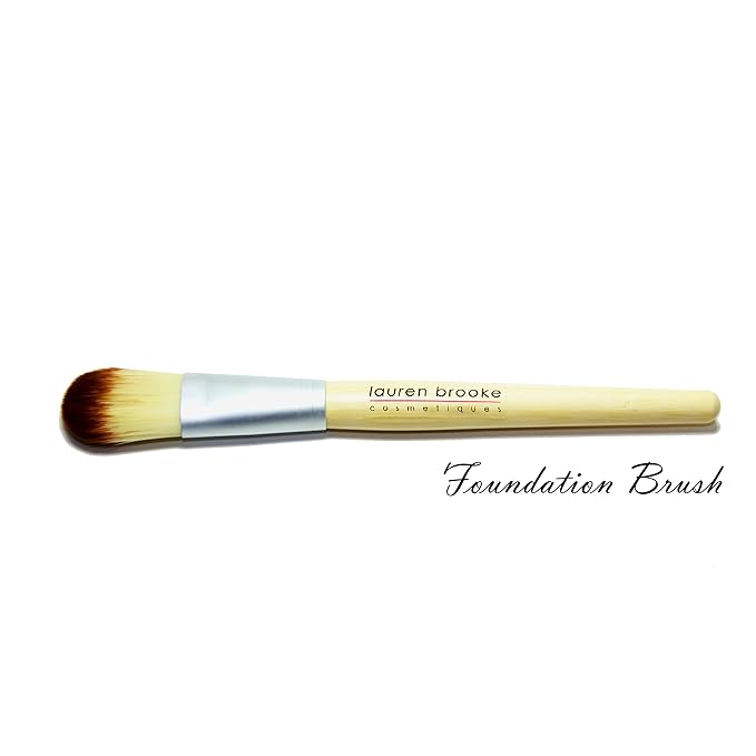 Lauren Brooke Cosmetiques Eco Friendly Bamboo Makeup Brush (Foundation Brush)