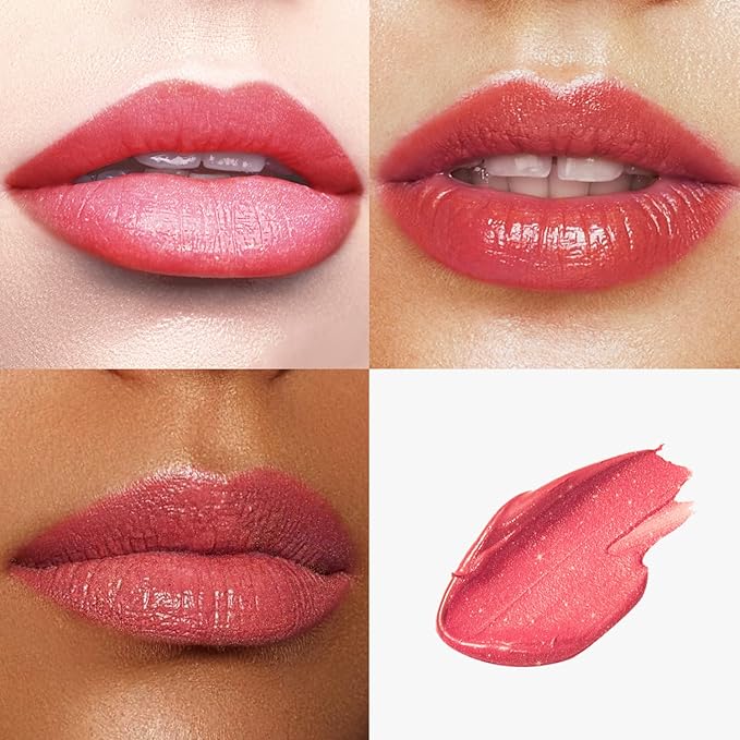 Catkin Moist Lipstick Hydrating High Impact Color Infused with Vitamin E and Avocado Oil Smooth Soft Texture Long Lasting Pink Glow Shimmer Finish 133