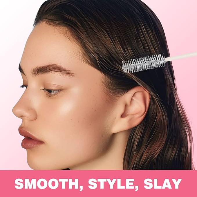 Sunnyholiday Styling Cream for Hair, Taming Wand 3-in-1 Formula Controls Flyaways, Smooths Frizz & Styles Edges Lightweight Hold, No Flaking, Slick Back Hair Products for All Hair Types (0.6 oz.)