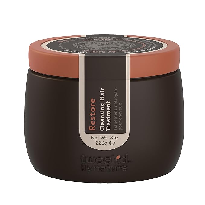 Tweak’d by Nature - Restore Cleansing Damaged Hair Treatment, Sulfate Free Conditioner for Damaged Dry Hair, Shampoo, Detangler, and Intensive Hydrating Solution and Shine Serum (8oz)