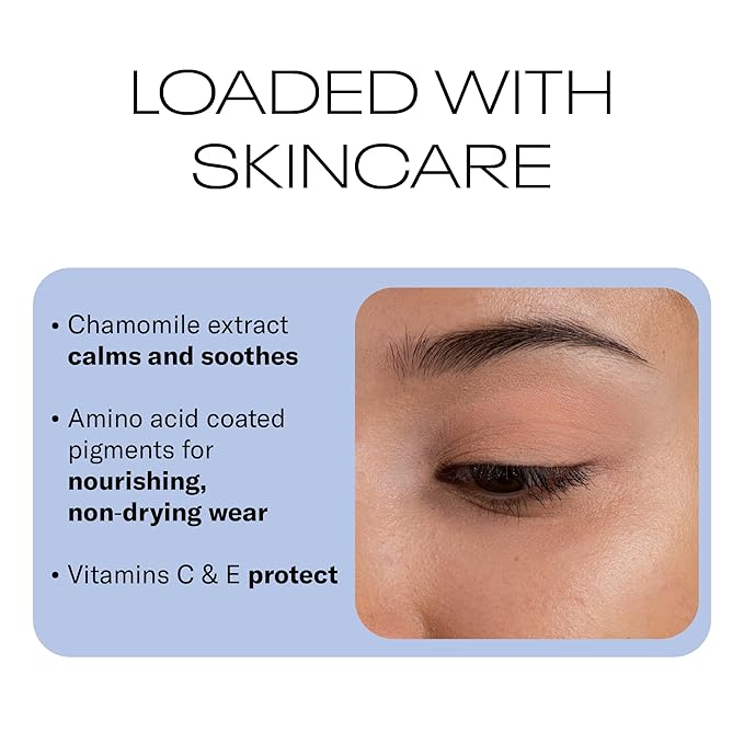 MOB Beauty Eyeshadow M2 Matte Bone – Light Base Shade for Brightening Eyes or Highlight, Blendable Talc-Free Vegan Cruelty-Free Skincare Infused Long Wear Sustainable Refillable Compact