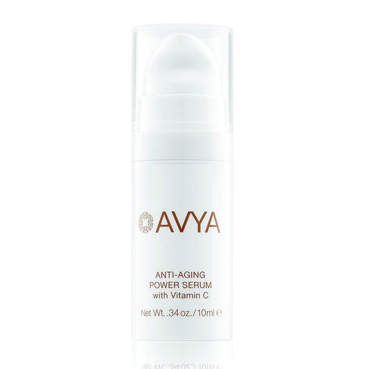 AVYA Anti-Aging Power Serum - Hyaluronic Acid Face Serum Plumps and Brightens Skin/Travel Size Retinol Treatment Reduces Fine Lines and Boosts Collagen for Smoother Skin / 0.34oz (10ml)