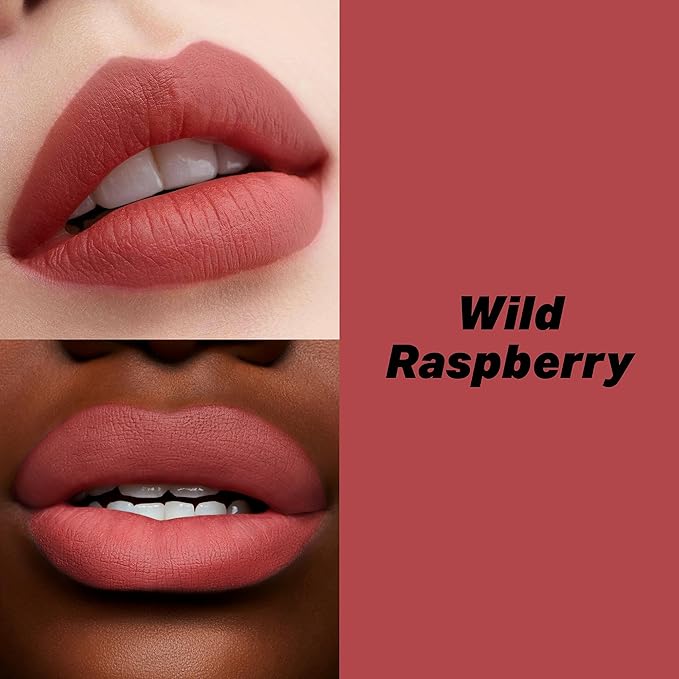 16-Hour Volumizing Matte Liquid Lipstick with Non-Drying, Waterproof Matte Liquid Lip Color: 110 Wild Raspberry, 0.14 Fl Oz