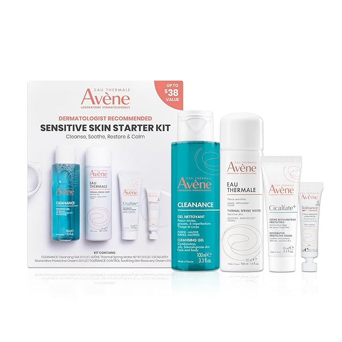 Avène Dermatologist Recommended Sensitive Skin Starter Kit