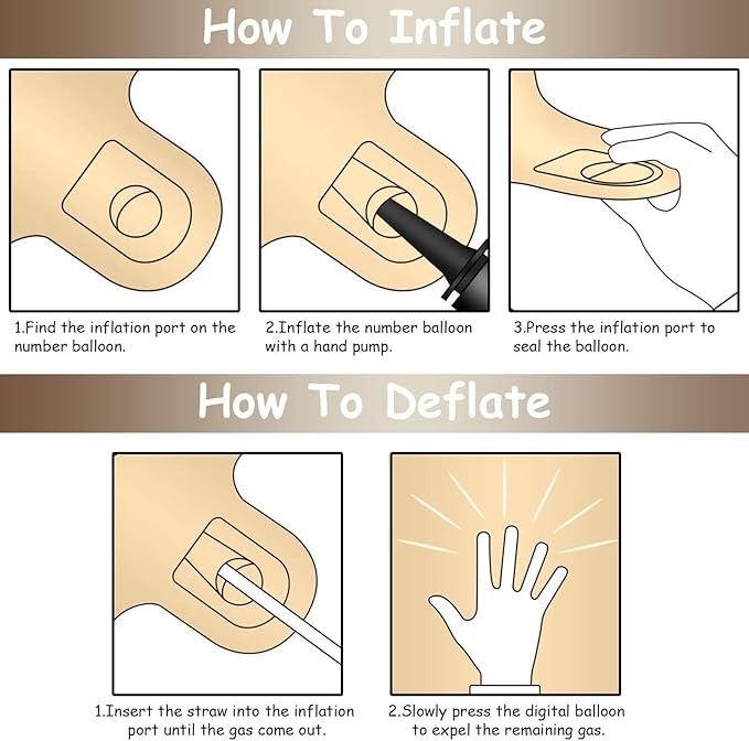 40 Inch Balloon Number 8 Nude, Large Apricot Foil Number Balloons Set 0-9, Neutral Digital 8 Helium Balloons for Girls Boys Men Women 8th 18th 80th Birthday Anniversary Graduation Party Decoration