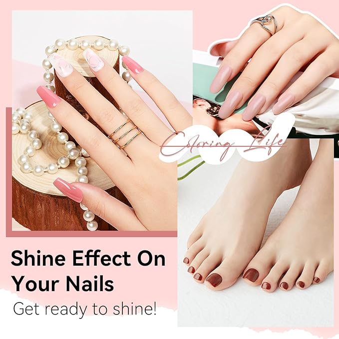 MIZHSE Nail Polish Set: 6 Classic Nude Colors Collection Milky White Nude Pink, Quick Dry Nail Lacquer Fingernail Manicure DIY Nail Art Salon, Ideal Gift for Women