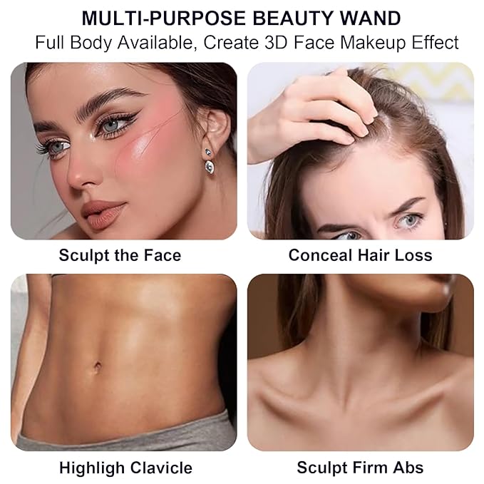 Lezero 3Pcs Contour Stick Makeup Kit, Shades with Highlighter, Blush and Bronzer Stick for Sculpt the Face and All Skin Type, Long Lasting, Smooth, Dewy & Matte Finish, LIGHT MEDIUM