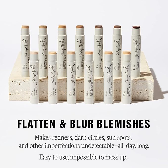 Jillian Dempsey Spot Stick Concealer | Easy Blending Matte Concealer for Blemishes & Uneven Skin Tones | Shade No. 04: The Neutralizer, Light Orange for Covering Bluish Tones