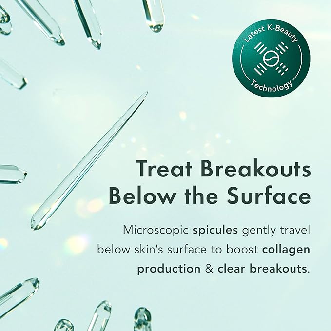 Rael Miracle Clear PM Serum 2000 - Microneedling Serum for Face with Azelaic Acid, Pore Minimizer, Uneven Skin Tone, Korean Skin Care (1.08 fl oz)