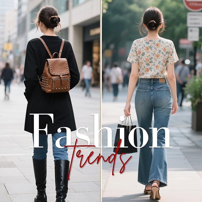 8 Pack Black Flat Hair Clips for Women – Large Glossy Rectangle No-Slip Claw Clips for Thick & Thin Hair, Strong Hold Square Hair Accessories for Work & Daily Styling