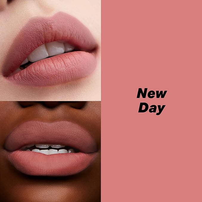 16-Hour Volumizing Matte Liquid Lipstick with Non-Drying, Waterproof Matte Liquid Lip Color: 120 New Day, 0.14 Fl Oz