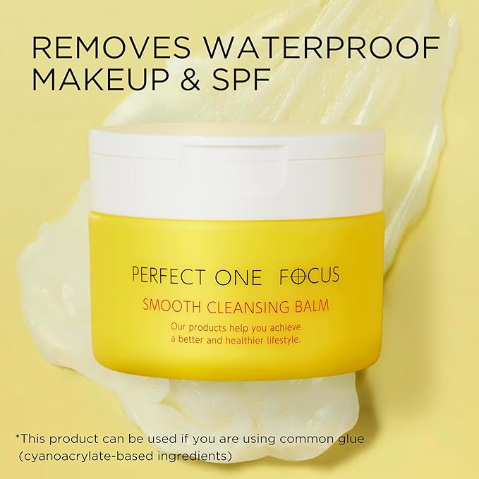 Perfect One Focus Smooth Cleansing Balm - Makeup Remover with Premium Moisturizing Ingredients from Around the World, 2.64oz (75g)