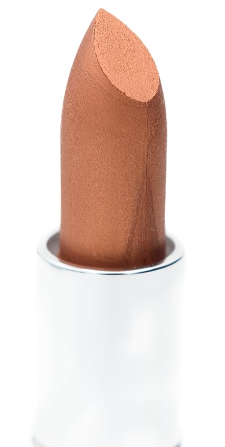Copper Glitz Rusty Red Orange Metallic Frosted Lipstick Color Moisturizing Paraben Free, No Animal Testing & Cruelty Free Lip Makeup Color