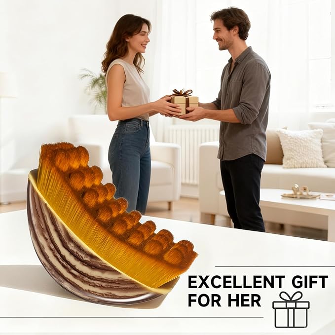 New Lymphatic Contour Face Brush, Lymphatic Drainage Facial Massager Brush for Chin & Neck Contour, Soft Bristles Suitable for All Skin Types, Ergonomic Beauty Tools with Portable Boxes (2 PCS)