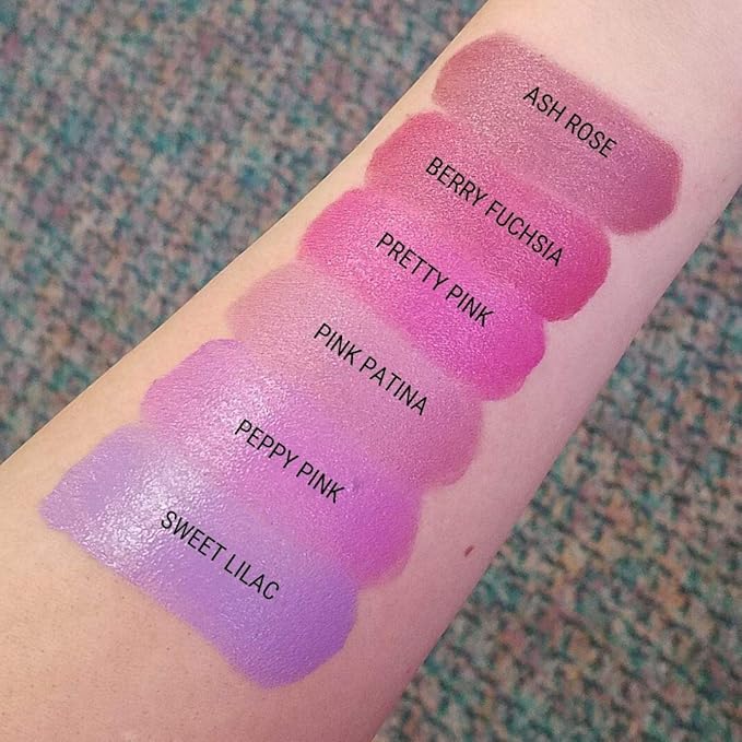 Aromi Natural Lipstick | Pink Lip Color for Women, Creamy, Moisturizing, Satin Finish, Dye-free Makeup, Vegan, Palm-free, Handmade (Pretty Pink)