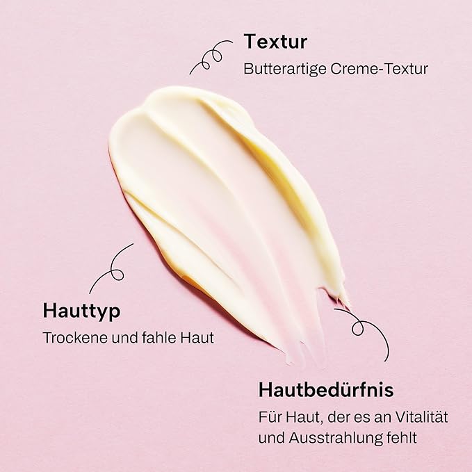 Whamisa Organic Flowers Nourishing Cream, 95.2% Organic, Waterless Formula, Fermented Postbiotic for Deep Hydration & Soothing, Moisturizing (50ml)