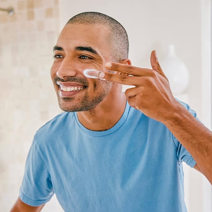 Amazon Basics Moisturizer Cream for Face, Dry Skin, Hydrating , 16 Ounces, 2-Pack