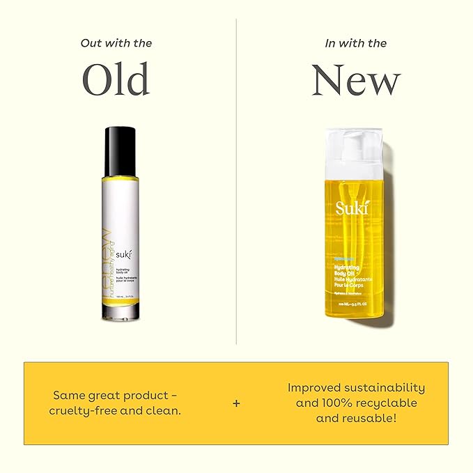 Suki Skincare Hydrating Body Oil, 4 Ounces