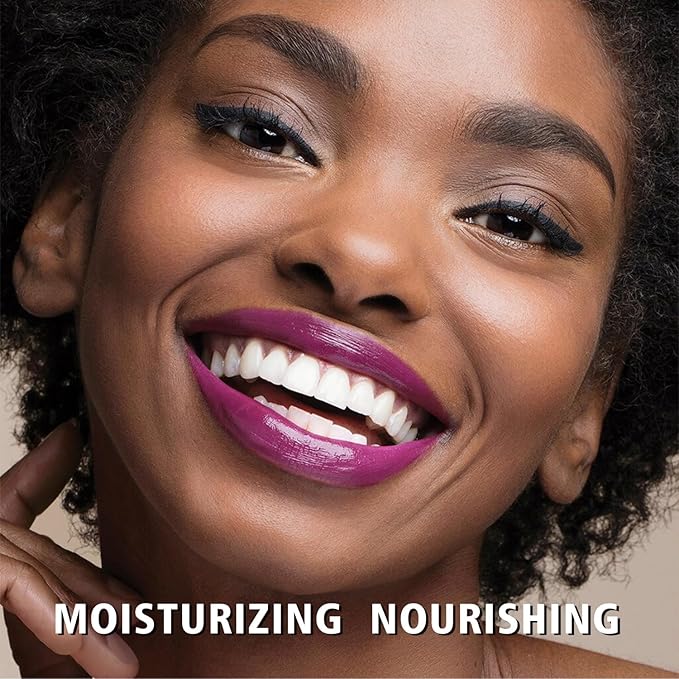 MAKI YIKA Moisture Purple Lipstick for Women Hydrate Tinted Lip Balm for Dry Cracked Lips Glossy Lilac Lip Color Juicy Finish, MA070 Sweet Lilac