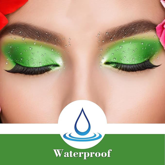 MEICOLY Light Green Eyeshadow with Mirror,Forest Green Matte Eye Shadow Palette,Pressed Powder Single Eyeshadow for Women and Girls,Eye Makeup Eyelid Color,High Pigment,Long Wearing