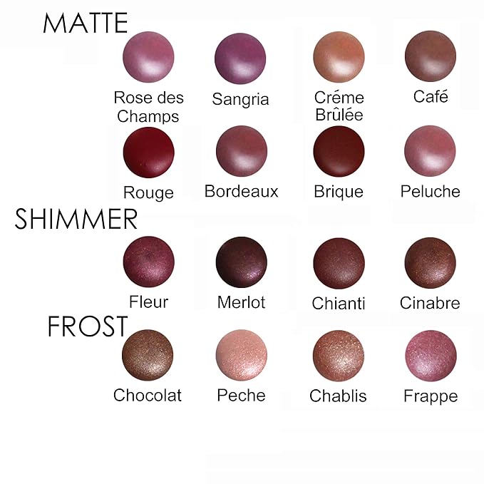 Lauren Brooke Cosmetiques Natural Lip Color, Lipstick (Sangria)