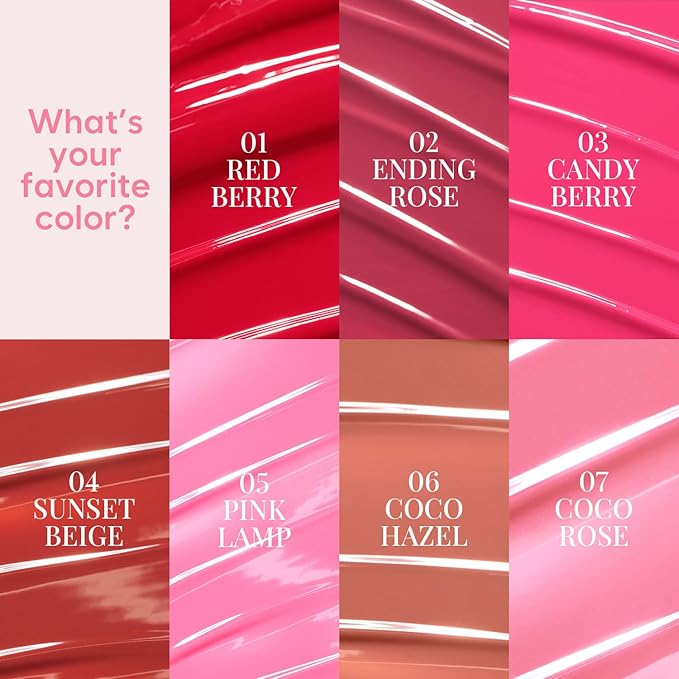 Pudding Glow Korean Lip Tint | Natural Lip Stain | Gloss to Stain | Long-Lasting & Non-Sticky | Lightweight Lip Tint 0.14 oz. (06 COCO HAZEL)