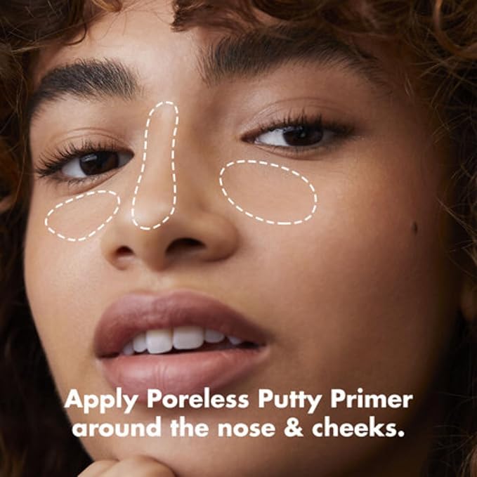 e.l.f. Poreless Face Primer, Skin-Perfecting & Lightweight, Long Lasting, Smooths & Preps to Create Flawless Base, Infused with Tea Tree and Vitamins A & E, 2 Fl Oz