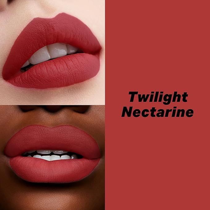 16-Hour Volumizing Matte Liquid Lipstick with Non-Drying, Waterproof Matte Liquid Lip Color: 118 Twilight Nectarine, 0.14 Fl Oz