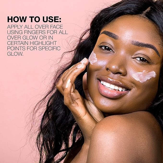 Palladio I'm Glowing Illuminating Primer, Pearly Pink Makeup Primer for Face, Contains Aloe Vera, Grape Seed Oil, Green Tea, Brightens Complexion, Combats Wrinkles, Fine Lines & Pores