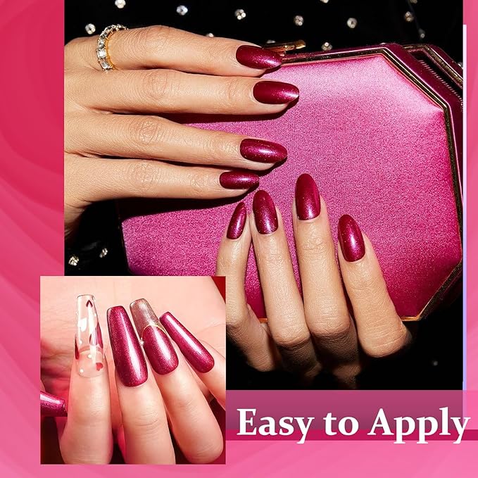 Major Dijit Quick Dry Nail Polish 12ml/0.41fl oz Bright Red Regular Nail Lacquer Fast Drying & Long Lasting Nail Polish Nail Art Effect for Nail Salon