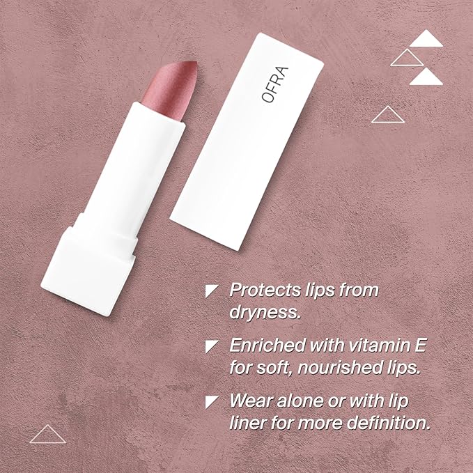 Ofra Plum | Long Lasting & Extremely Pigmented Lipstick | Moisturizing Formula for Smooth, Hydrated Lips | Bold, Vibrant Color with All-Day Wear | 4.5g 0.16oz