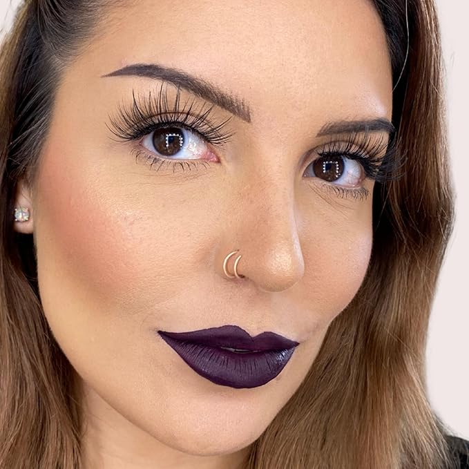 The Lip Bar - Nonstop Liquid Matte Lipstick, Drama Queen (Deep Eggplant) - High Pigment - One Swipe - Long Lasting - Jojoba Oil & Vitamin E - Vegan & Cruelty Free - Makeup & Cosmetics - .24 fl oz