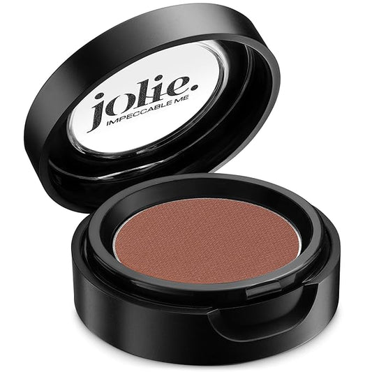 Jolie Cosmetics Powder Pressed Matte Eyeshadows - Cruelty Free, Vegan, Single Pan Eyeshadow 1.48g Warm Neutrals (Curry)