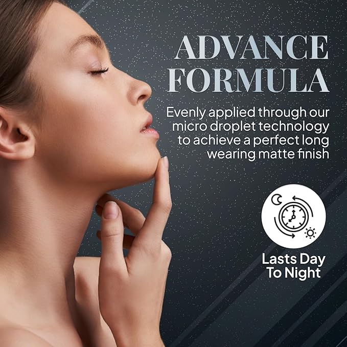 ERA Beauty Essentials Airbrush Makeup Collection (Era Face spray on Foundation - Y5 Wheat + Era Primer + Sponge)