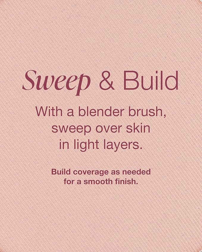 Mineral Fusion Pressed Powder Foundation - Matte Finish Face Powder for Fair-Medium Skin with Pink/Red Undertones - Age Defying Natural Makeup - Talc Free, Vegan, Hypoallergenic (Cool 2)