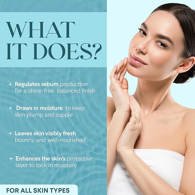 Hyaluronic Acid & Niacinamide Face Serum – Deep Hydration, Skin Barrier Repair, Tone Correcting – Dermatologist Tested, Anti-Aging, Korean Skin Care – Clean Vegan Formula – 2 Fl Oz