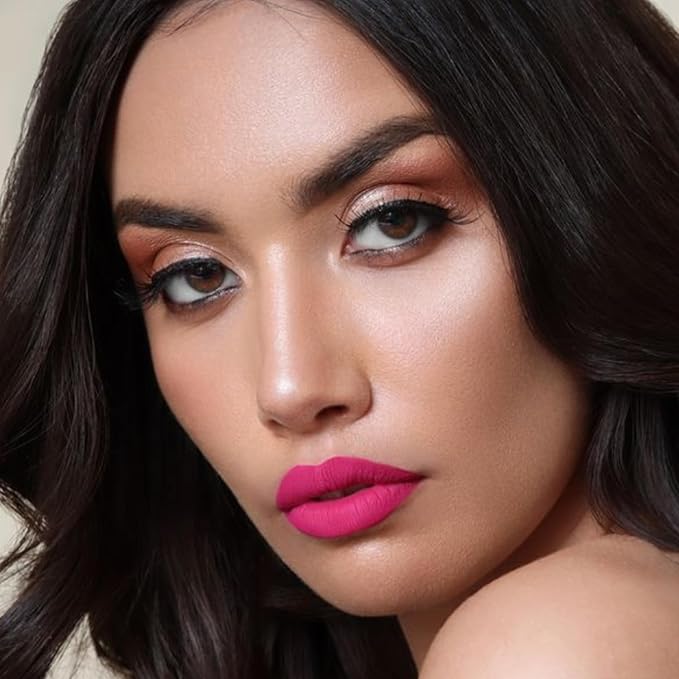 The Lip Bar - Nonstop Liquid Matte Lipstick, Fuchsia - Playmate (AKA Big Gretch) Electric Pink - High Pigment - Long Lasting - Jojoba Oil & Vitamin E - Vegan & Cruelty Free - Makeup - .24 fl oz