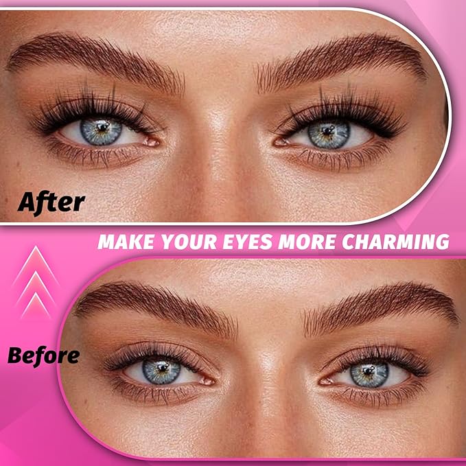 Veleasha Lashes 5D Faux Mink Lashes Volume False Eyelashes Handmade Fluffy Eye Lashes Fake Lashes Eyelashes 7 Pairs Luxurious Fake Eyelashes Pack (5D15)