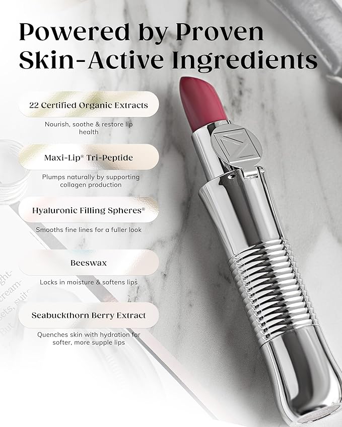 KAPLAN MD Perfect Pout Lipstick, Revitalizing Treatment + SPF 30 Sunscreen, 0.11 oz